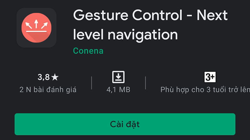 Ứng dụng Gesture Control